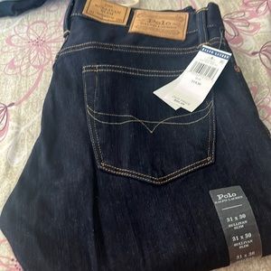 Polo dark blue, Sullivan slim stretch. 31 x 30